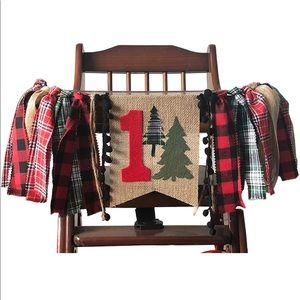 Lumberjack 1st birthday supplies